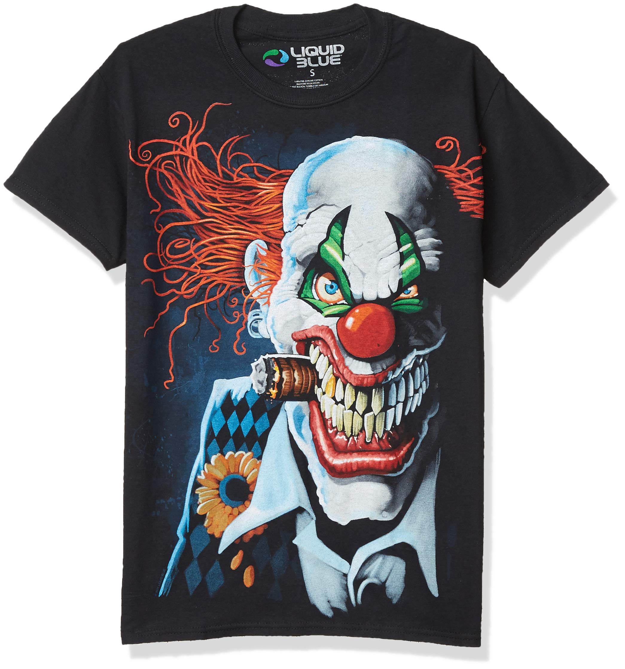 Liquid Blue Men's Plus-Size Joker Clown T-Shirt