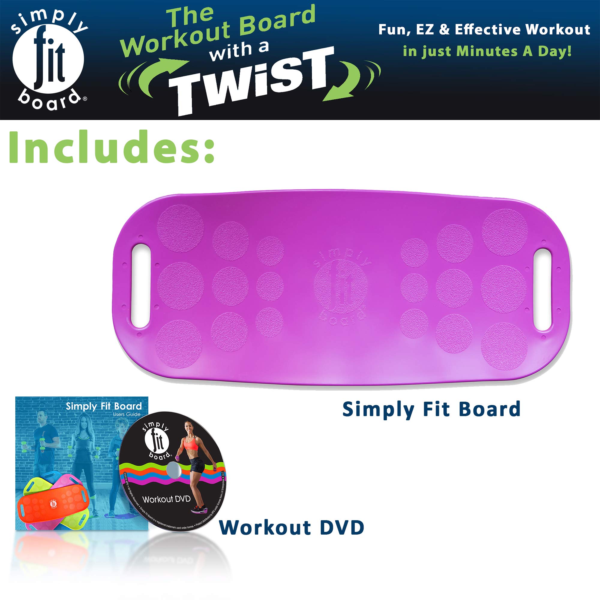 Simply Fit Board - The Workout Balance Board with a Twist, As Seen on TV