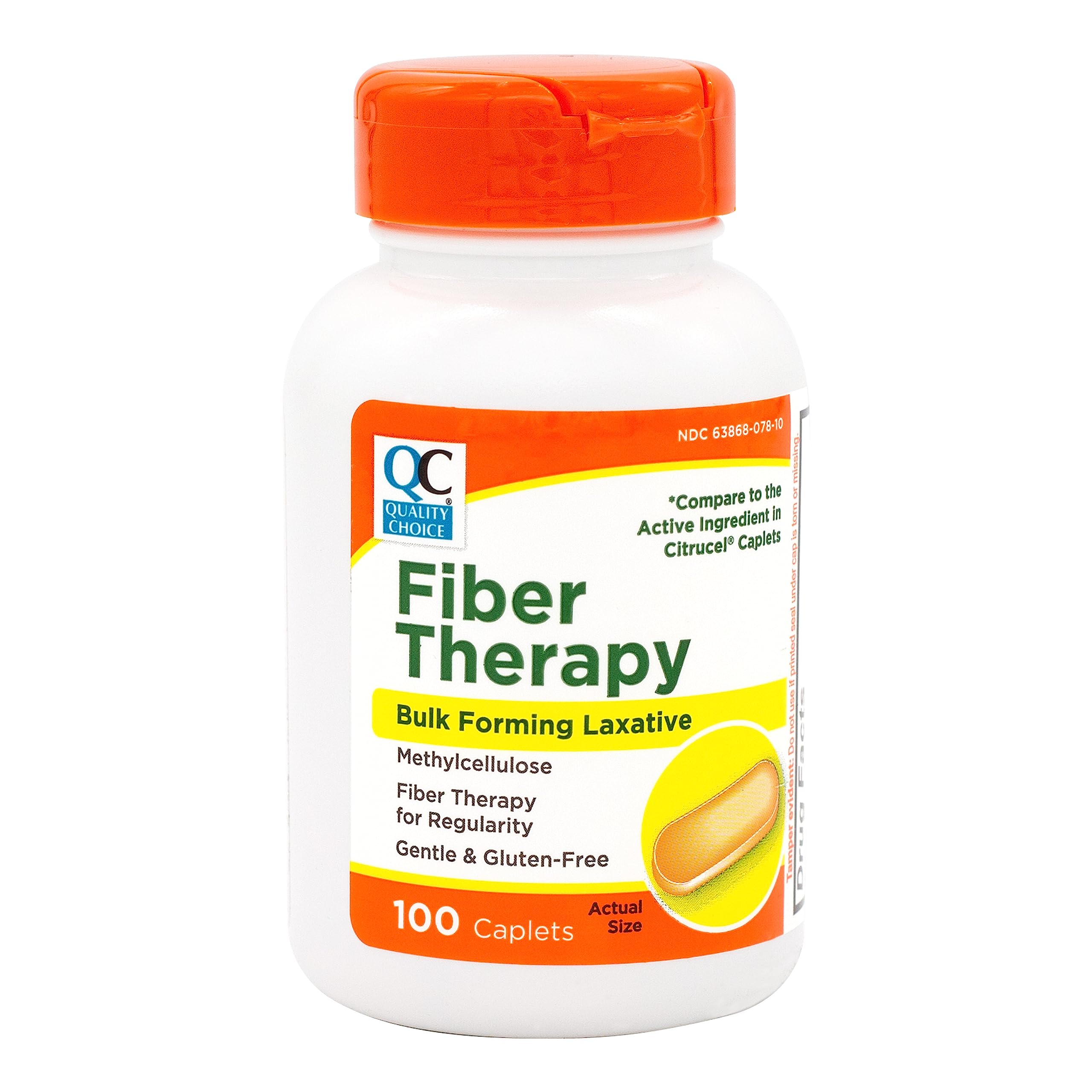 Quality Choice Fiber Therapy Caplets 100 Ct