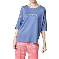 HUE Women's Fashion Sleepwear Pajama Tops