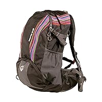 (Purple) 20L Lightweight Hiking Daypack- with Hydration Sleeve and Rain Cover