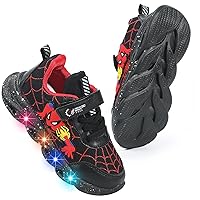 Cartoon LED Illuminated Sneakers for Outdoor Sports and Running with Breathable Design