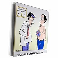 3dRose Londons Times Funny Medicine Cartoons - Dyspepsia - Museum Grade Canvas Wrap (cw_2259_1)