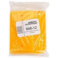 West System 808-12 Flexible Plastic Spreaders - 12 pack