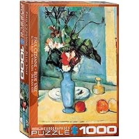 EuroGraphics Blue Vase by Cezanne 1000 Piece Puzzle