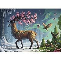 Ravensburger Spring Deer 1000 Piece Jigsaw Puzzle for Adults - 12000616 - Handcrafted Tooling, Made in Germany, Every Piece Fits Together Perfectly