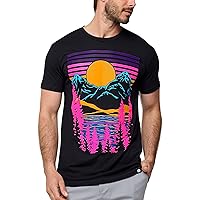 INTO THE AM Graphic Tee Shirts for Men S - 4XL Short Sleeve Printed T-Shirt for Guys Teens Cool Art Animal Designs