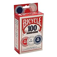 Bicycle 100 Poker Chips Standard