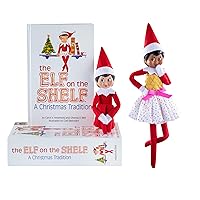 Elf on the Shelf - Blue Eyed Girl Scout Elf & Claus Couture Collection Ice Cream Party Outfit