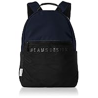 Beams Design Backpack Elastic Mesh Navy