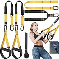 Home Resistance Training Kit, Extension Strap Door Anchors，Powerlifting Strength Workout Straps Full Body Complete Home Gym Body Core Exercise