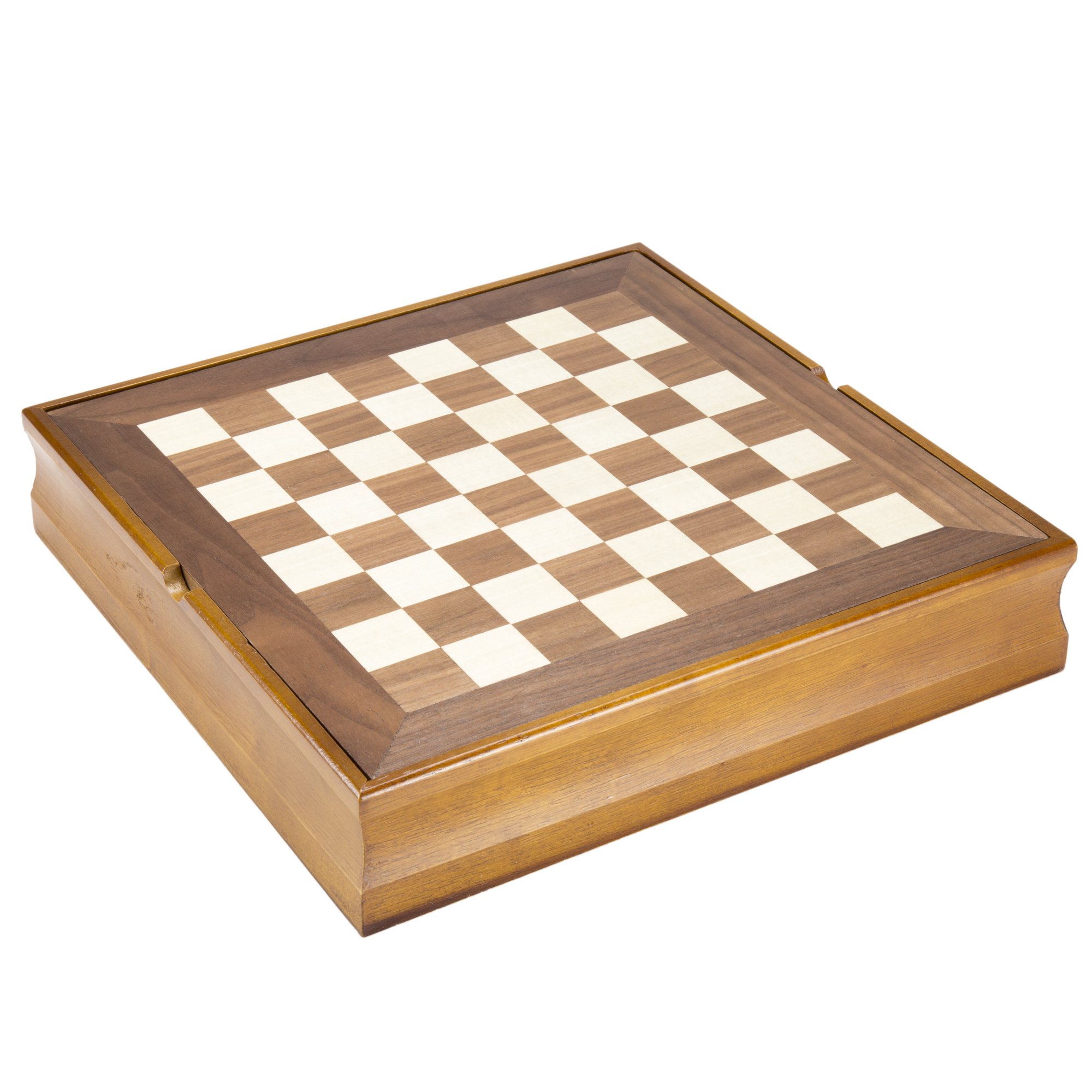 Wood Chess 7 Games in1 Combo Set with Chess, Checkers, Cribbage, Backgammon, Dominos, Poker & Dice - Includes Bonus Deck of Cards!
