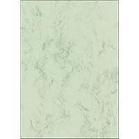 DP552 Marbled Papers, Pastel Green, A4, 135.1 lbs, 50 Sheets