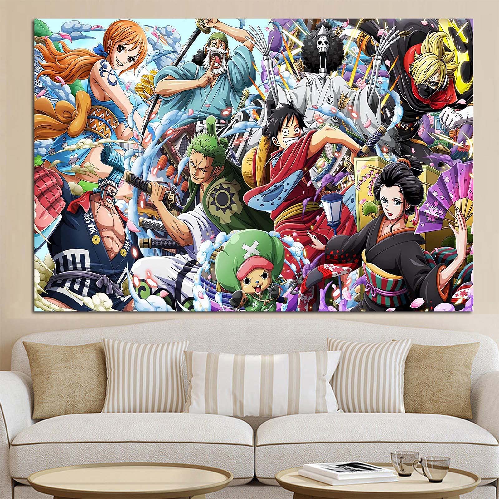 Mua Luffy One Piece Poster For Living Room Decor Anime Poster Wall Art  Canvas 60x90cm(24x36inch) Unframed trên Amazon Nhật chính hãng 2023 |  Giaonhan247