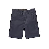 Volcom Frickin Chino Shorts (Big Little Boys Sizes), Dark Navy 1, 28
