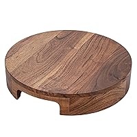 Acacia Wood Cake Pedestal, Natural