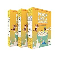 High Fiber Cereal - New Honey Graham Flavor! Delicious Healthy Low Carb Cereal with Soluble Fiber & Psyllium Husk | Gluten Free Cereal | Natural Constipation Relief for Adults & Kids | 3 Pack…