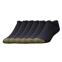 GOLDTOE Men's Sport 656 Cotton No Show Socks 6 Pack