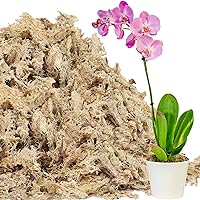 Sphagnum Moss 1.1lb Long Fiber Dried Forest Moss for Orchid Moss Potting  Mix, Natural Plant Moss for Carnivorous Plants, Succulent, Reptile