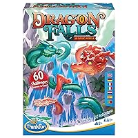 Think Fun ThinkFun Dragon Falls Logic Puzzle Game: Single-Player Problem-Solving Game for Ages 8+. Ideal for Dragon Lovers & Brainteaser Enthusiasts