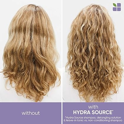 BIOLAGE Hydra Source Daily Leave-In Tonic | Moisturizes, Renews Shine & Protects Hair From Environmental Damage | For Dry Hair | Vegan | 13.5 Fl Oz