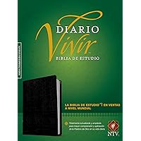 Biblia de estudio del diario vivir NTV (Piel fabricada, Negro, Letra Roja) (Spanish Edition)