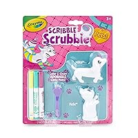 Crayola Scribble Scrubbie Pets, Dog & Cat, Kids Toys, Gift for Girls & Boys, Age 3, 4, 5, 6