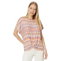 Liverpool Women's Crew Neck Dolmsn with Twisted Front Detail