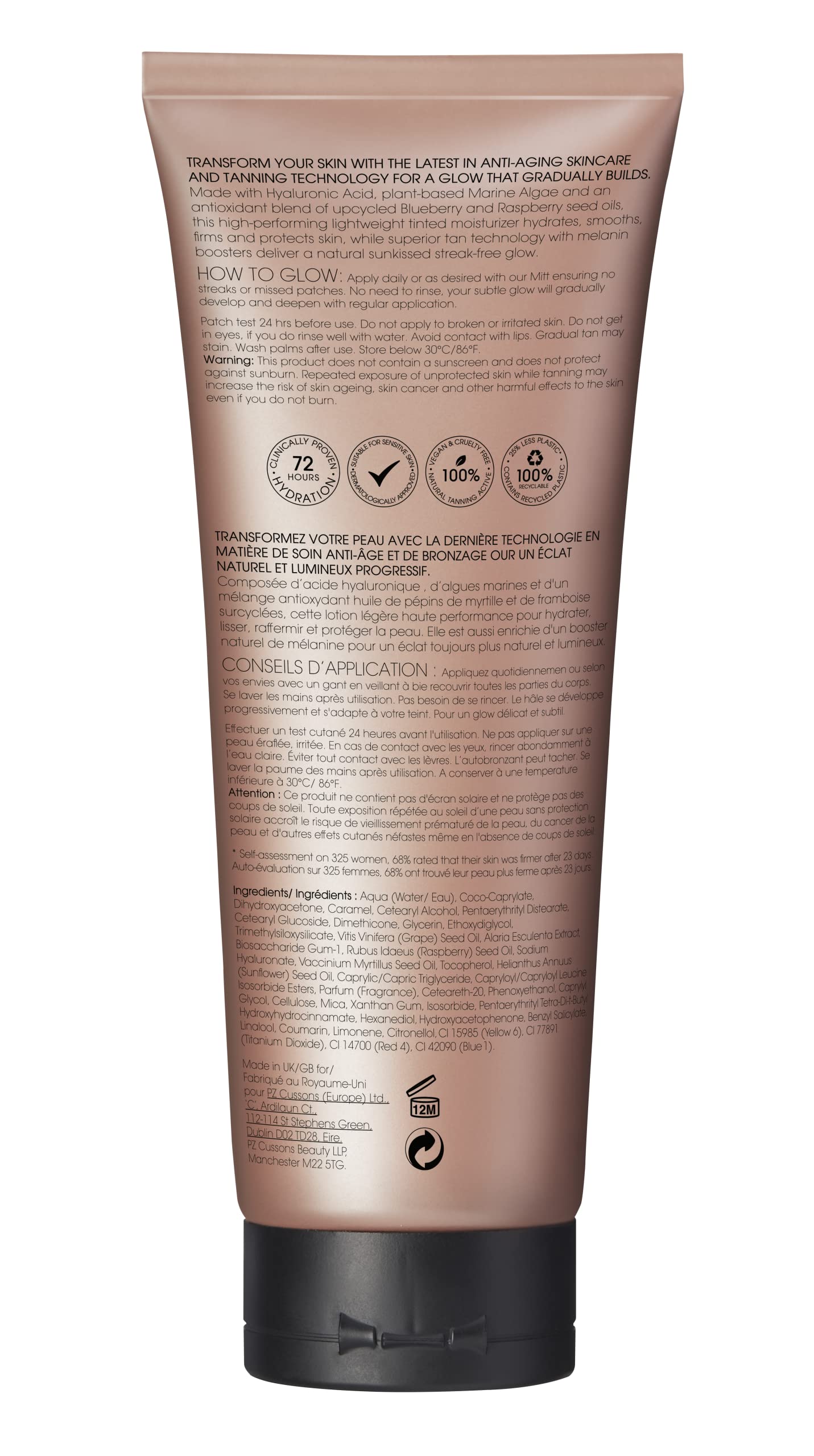 St.Tropez Gradual Tan Tinted Daily Firming Body Lotion 200ml | Tanning Moisturizer Lotion | Self Tanner