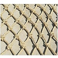 Hemp Rope Net, Child Safety Net Balcony Stairs Garden Protection Net Hanging Clothes Net Decorative,8mm Rope Thickness