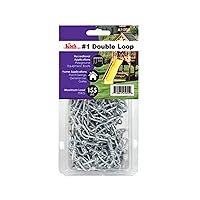 A15922 Double Loop Chain, 2/0 X 20 Ft, 255 Lb, 2/0, Zinc Plated