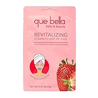 Que Bella Revitalizing Strawberry Peel off Face Mask - 0.33oz