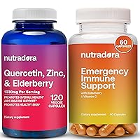 Immunity Wellness Fusion - Quercetin and Elderberry with Elderberry and Vitamin C for Immune Defense