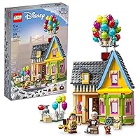 LEGO Disney and Pixar ‘Up’ House 43217 Disney 100 Celebration Building Toy Set for Kids and Movie Fans Ages 9+, A Fun Gift for Disney Fans and Anyone Who Loves Creative Play