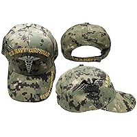 U.S. Navy Corpsman Shadow Marpat Digital Camouflage Camo 100% Acrylic Adjustable Embroidered Cap Hat