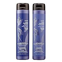 Bain de Terre Color Enhancing Shampoo/Conditioner | Lavender | Neutralizes Brassy Tones for Color-Treated Hair | Argan & Monoi Oils | Paraben Free | Color-Safe