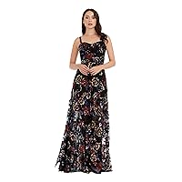 Dress the Population Women's Anabel Fit and Flare Maxi Dress