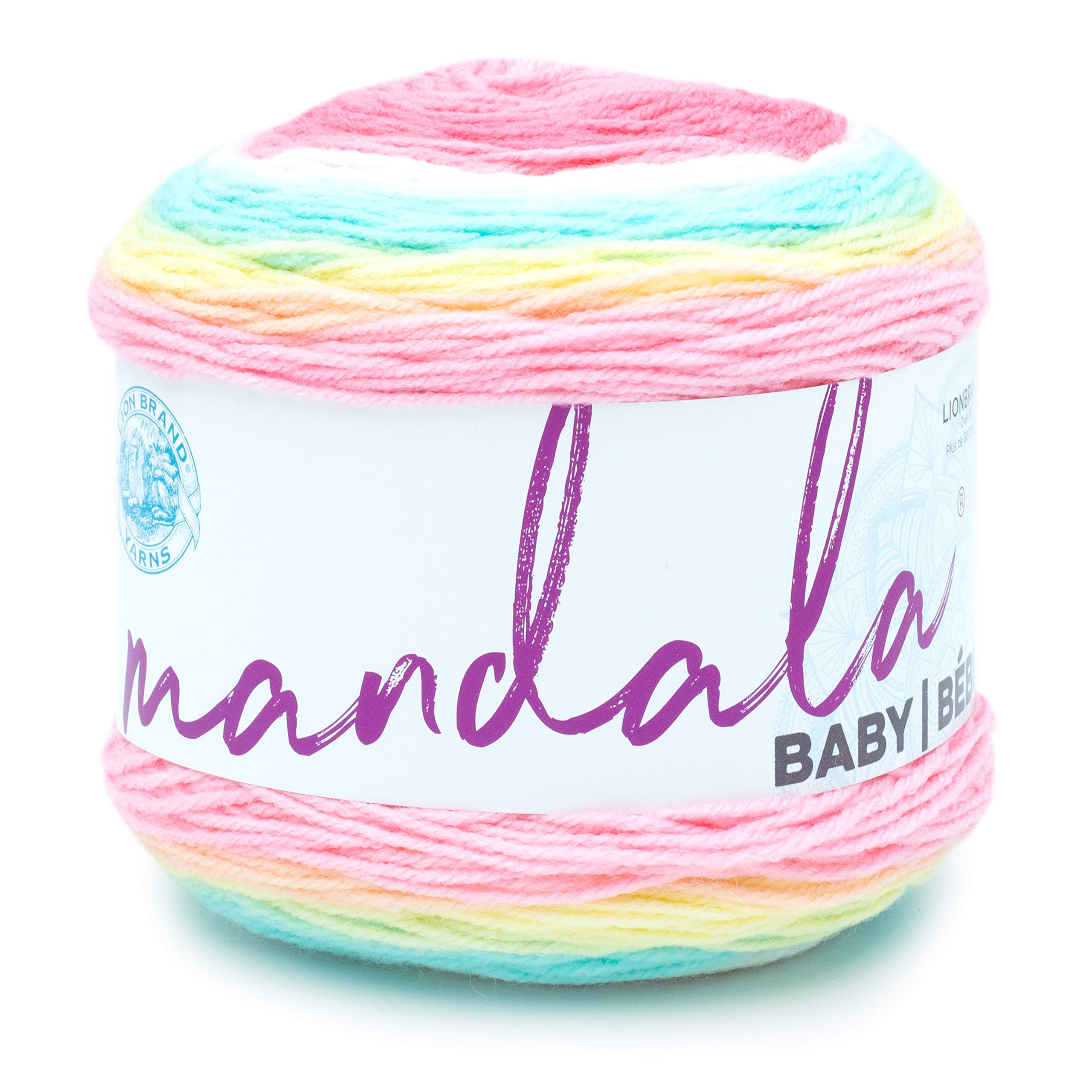 Lion Brand Yarn (1 Skein) Mandala Baby Yarn, Narnia, 1770 Foot (Pack of 1)