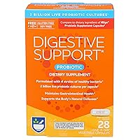Rite Aid Probiotic Dietary Supplement, 28 Capsules - for Digestive Support, 2 Billion Active Cultures - Probiotics for Women and Men to Promote Gut Health and Food Metabolism