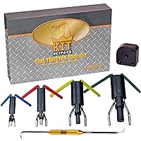 Hydraulic Seal Installation Tool Set – 6 Piece Seal Twister Tool Including Two Sided Seal Pick, Easily Install Seals Without Damaging Them, UCup Twistor Cylinder Rod Seal Packing Install Kit