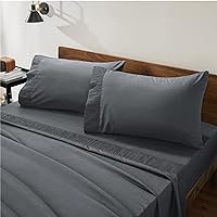 G5s Trends Queen Microfiber Bed sheet 2 Pillow Case 160TC-wVk 