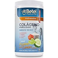 Premium Hydrolyzed Collagen (Colageno) Powder Healthy Skin, Hair, and Nails Support - Pepino con Limon Flavor