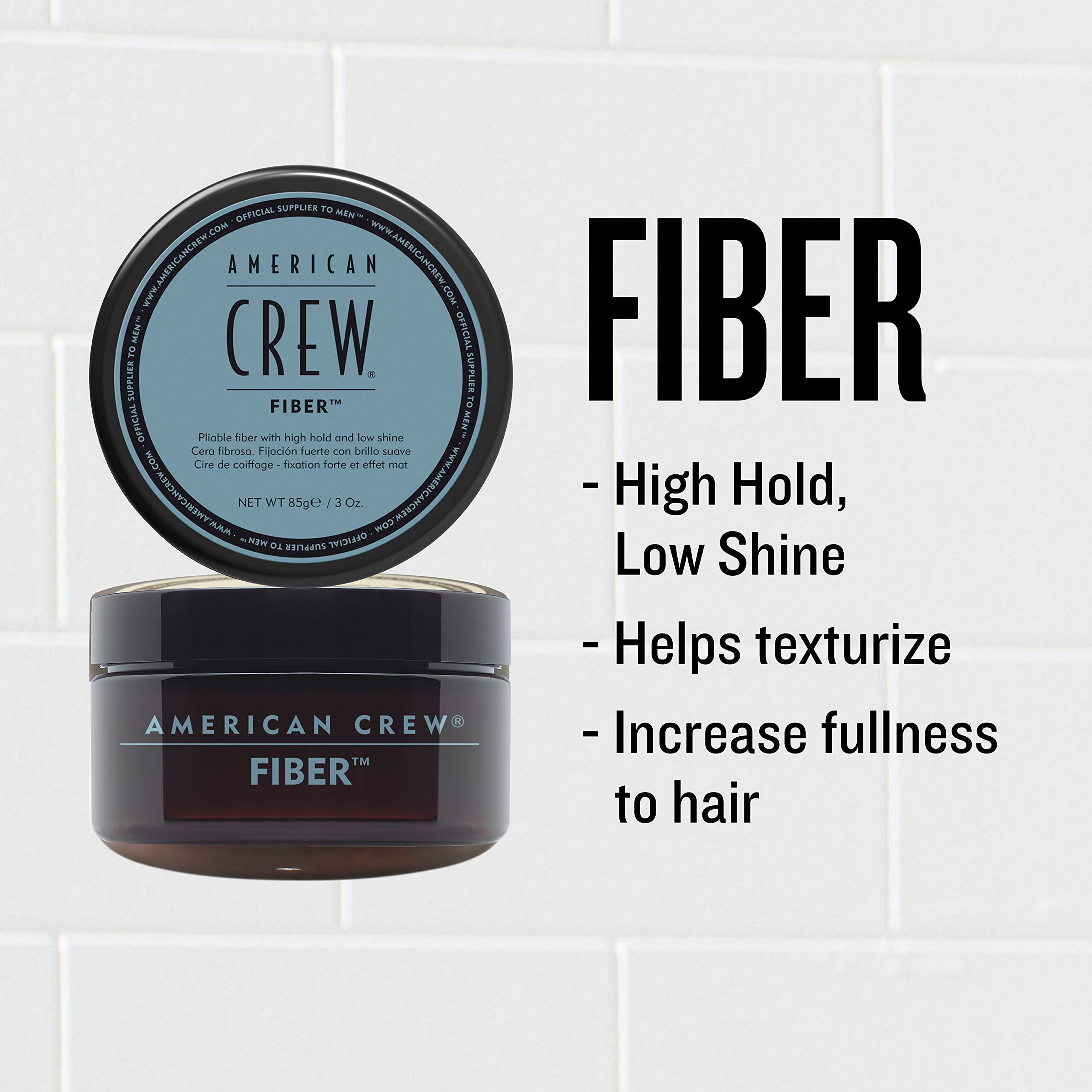 Mua American Crew Fiber High Hold with Low Shine, Gifts For Men, For  Thickening & Texture (85g) Matte Finish, Hair Styling Wax for Men trên  Amazon Anh chính hãng 2023 | Giaonhan247