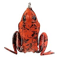 LUNKERHUNT Frog Lure for Bass Fishing | Pocket Frog Fishing Lure 1.75 Inch | Topwater Fishing Lures, Soft Hollow Body, Weedless Hooks for Trout, Pike in Saltwater and Fresh Water