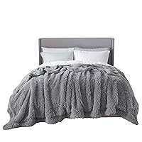 Bedsure Faux Fur Blanket - Soft, Fluffy Sherpa, Cozy Warm King Size Decorative Gift, 108x90 Inches, 640 GSM