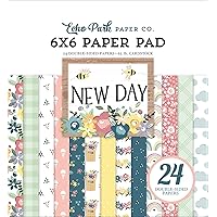 Echo Park Paper Company New Day 6x6 Paper Pad, White