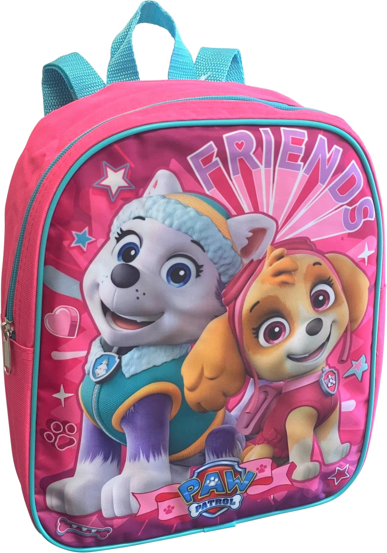 Paw Patrol Toddle Girl 12 Inch Mini Backpack (Pink-Blue)