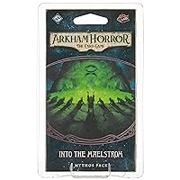 Arkham Horror The Card Game Into The Maelstrom Mythos Pack - Descend Into The Deep One's Domain! Cooperative Living Card Game, Ages 14+, 1-4 Players, 1-2 Hour Playtime, Made by Fantasy Flight Games