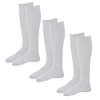 AW Style 632 Diabetic 8-15 mmHg Knee High Socks (3 Pack) XLarge