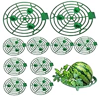 Melon Trellis 10Pcs Plant Watermelon Supports Cages 8.46 Inch Reusable Fruit Protector Avoid Ground Rot for Cantaloupe, Pumpkins, Strawberries Patio Items